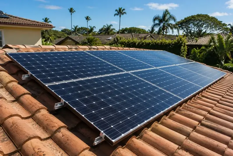 Installation de panneaux solaires à Villechenève